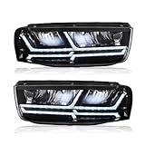 Phares Avant pour Chevrolet pour Captiva 2012-2018 Phares LED Ensemble De Clignotants DRL Projecteurs Accessoires Phares Feux Avant