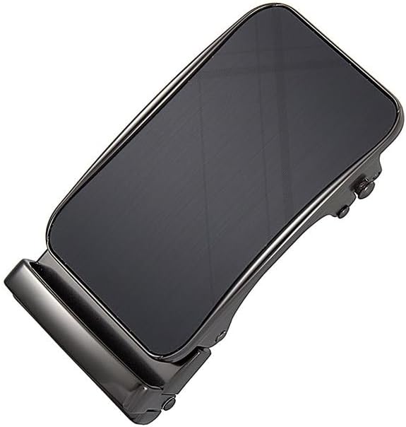 Square Black Metal Film Buckle Change The of The Men's Versatile Belt