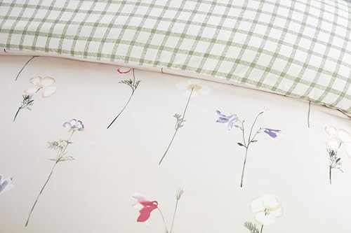 Rapport home Niamh Microfibre Full Bedding Set Double Multi Reversible Duvet Cover, Fitted Sheet with matching Pillowcases - Image 3