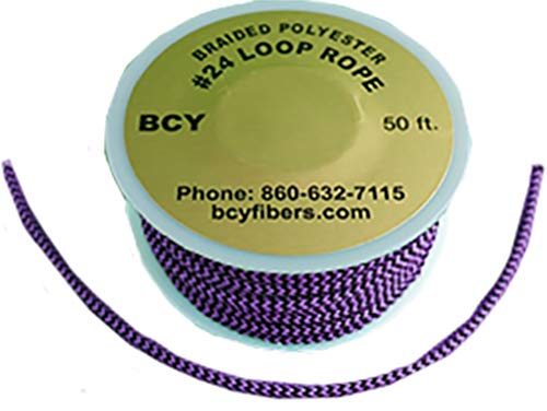 Bcy D-Loop Rope #24 1 Meter Flo Purple/Black