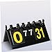 POPETPOP Portable Flipping Score Counter Board Readable Sports Scoreboard for Basketball Football Tennis Badminton Durable Design for Easy Use and Flexibility