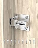 Spring Latch Bolt, 304 Stainless Steel Spring Loaded Latch Gate Door Lock, Security Automatic Window...