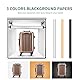 FOSITAN 80x80x80cm Fotostudio Dimmbare 126pcs LED Beleuchtung Fotobox 5500±200K (CRI≥95) Lichtzelt mit 3 Hintergründe (weiß, schwarz, orange) für Professionelle Fotografie