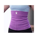 SG-Training Fit #1 Sport Pro - Cinturón de Calentamiento de Lana de algodón, Alivia el Dolor de Espalda, apoya la Zona Lumbar y los músculos, compresión óptima, para Hombres y Mujeres (Morado, 0)