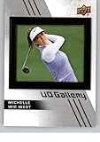 2024 Upper Deck Golf UD Gallery #UD-16 Michelle Wie West Official Golf Trading Card in Raw (NM or Better) Condition