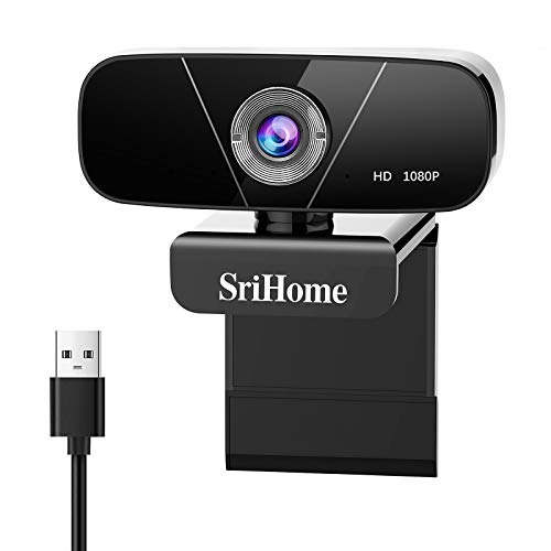 Faneam HD 1080P Webcam con Micrófono USB Web CAM Streaming Cámara para...