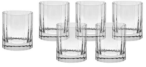 Luigi Bormioli Bach 11-1/4-Ounce Double Old Fashioned Glasses, Set of 6