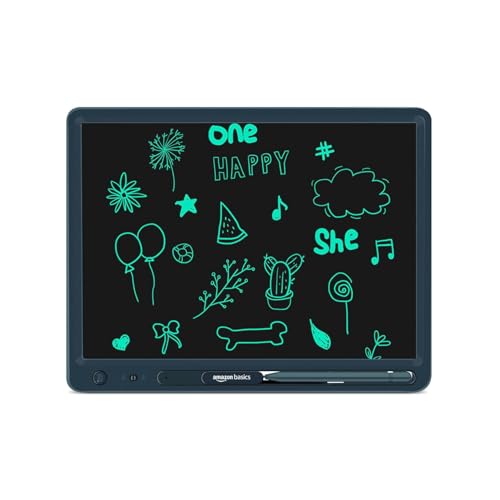 Image of amazon basics Magic Wireless Slate 15-inch LCD Writing Tablet with Stylus Pen, for Drawing, Playing, Noting by Kids & Adults, Black