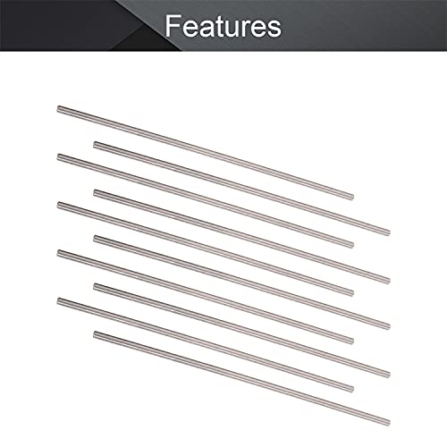 Barra redonda de acero HSS 2.3mm x 100mm 10pcs miniatura 3