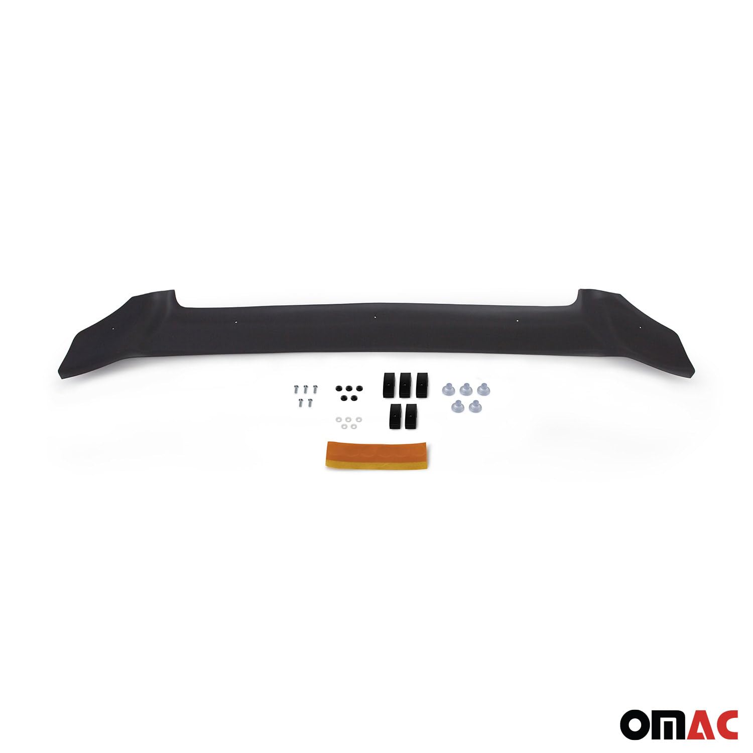 OMAC Capó Deflektor Steinschlagschutz Compatible con Mercedes Vito Viano W639 2003-2014 | Negro Insekten Protector Capó Rahmenschutzfolie Maske Coche Accesorios