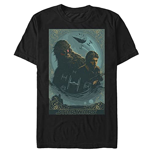T-shirt Star Wars Han Solo noir 4XL pour un look geek quotidien