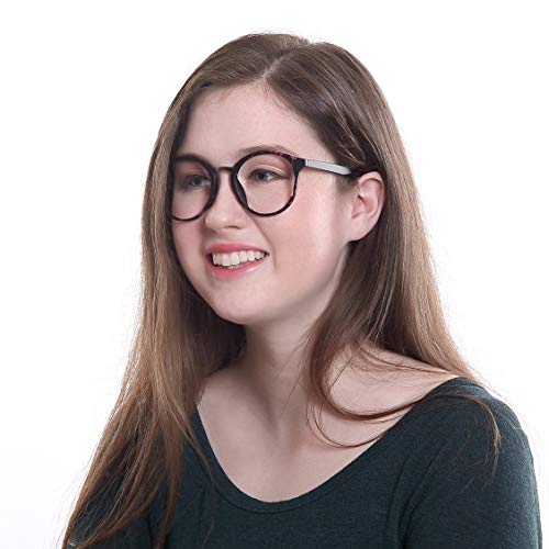 Image of LifeArt Blue Light Blocking Computer Glasses,Stylish Reading Glasses for Women /Men,Transparent Lens Filter UV Light 400,Reduce Eyestrain (S178 c159, 0.25 Magnification)