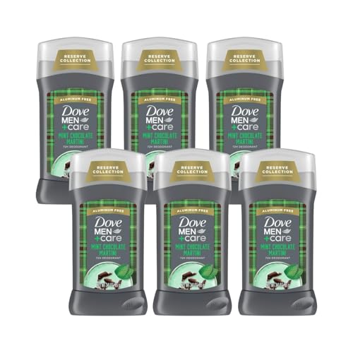 Dove Men+Care Deodorant Stick Mint Chocolate Martini 3oz – Long Lasting Odor Protection, 72HR Freshness, Smooth Glide Formula, Moisturizing Men’s Deodorant, Unique Scent for Confidence & Care - 6-Pack image 2