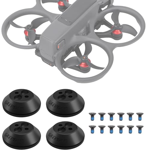 Honlyn Motor Cover Cap Compatible with DJI Avata 2 Aluminum Alloy Protection Guard Protector Accessories (Black)