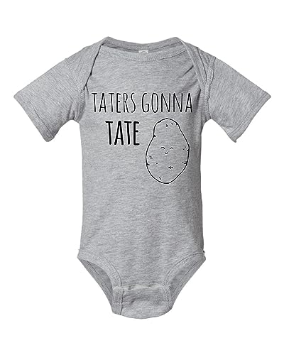 Taters Gonna Tate, Cute Onesie, Sweet Baby Bodysuit, Graphic Onesie,