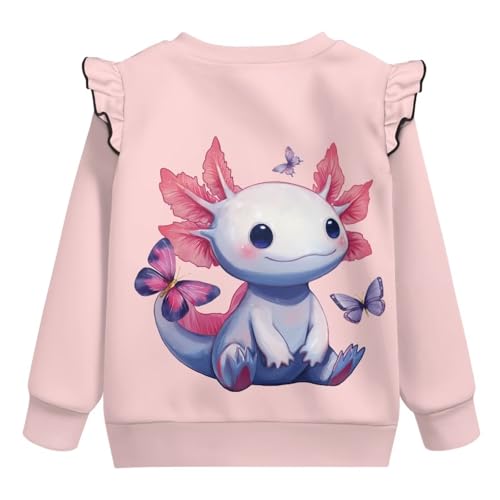 GePrint Girls Sweatshirts Washable Soft Girls Pullover Crewneck Sweatshirt Versatile Daily Wear for little Girls Aesthetic2