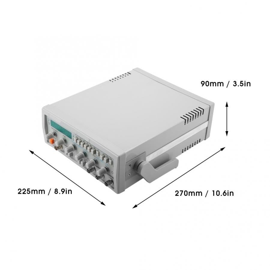 Generador de señal de función digital de 15 MHz, rango de frecuencia de 0,1 Hz-15 MHz, compensación de 0-±10 V CC for pruebas de laboratorio