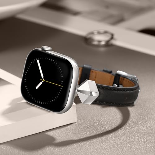 WFEAGL Slim Leather Band Compatible with Apple Watch for Women by WFEAGL - Used condition - Image 4