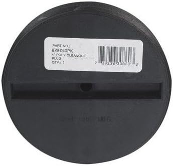 Sioux Chief 4 in. MPT x 4 in. Dia. ABS DWV Threaded Plug MPT