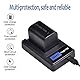 DuraPro 1 Stück 2900mAh BN-VG121 BN-VG121 Akku + LCD-USB-Ladegerät für JVC GZ-E10 GZ-E100 GZ-E100SEU GZ-E105BEK GZ-E105BEU GZ-E105REK GZ-E225-V Digitalkameras als BN-VG107 BN-VG107U BN-VG114 BN-VG121U