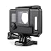 SOONSUN Blackout Side Open Skeleton Housing Case with Skeleton Backdoor for GoPro Hero 4 Black, Hero 4 Silver, Hero 3+, Hero 3 Action Cameras