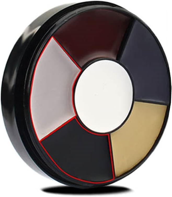 Mysense Clown White Face Painted 6 Colors Bruise Wheel for Special Effects SFX Zombie Makeup Kit