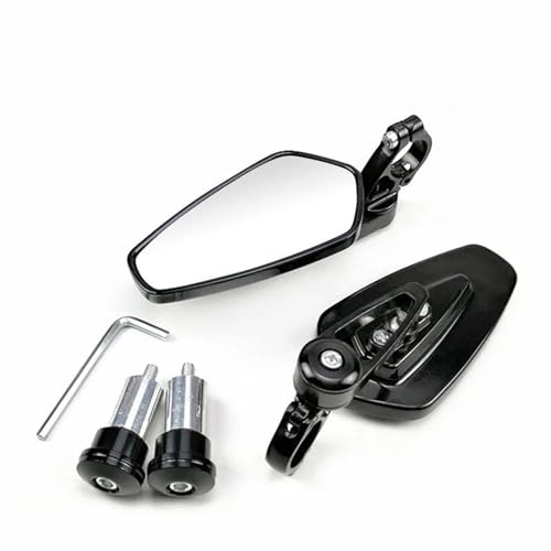 Espejos retrovisores para moto con giro 360 grados y anclaje 22mm