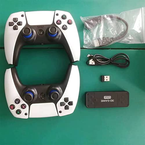 Actualia M8 Pro Video Game Console Built in 20000+Games, High-Definition 4K Retro Game TV Game Sticks with Dual 2.4G Wireless Controllers, Two Player Childrens Gift (64G) - Thumbnail 3