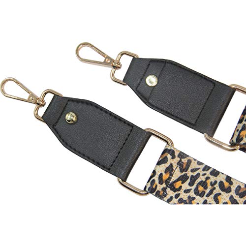 Image of Duwi Wide Handbag&Purse Strap Jacquard Woven Guitar Style Replacement Strap Multicolor Canvas Adjustable Crossbody Bag Strap