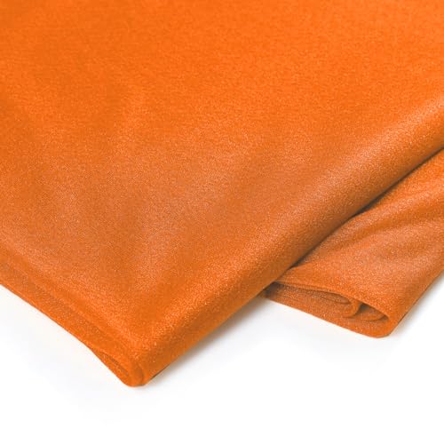 MDS Pack of 2 Wedding Arch Drape Panel (30" Width x 20ft Long) Sheer Chiffon Arbor Canopy Drapery Fabric for Wedding Ceremony Reception Decoration Party Ceiling Backdrop Curtain Swag - Orange by MDS - Image 8