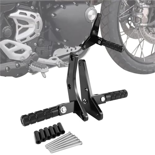 Repose-pieds pliables moto Triumph 1200 Scrambler avec fixations de route stables
