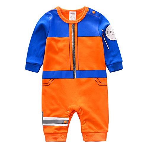 Image of daimengmeng Baby Rompers Boys Girls Infants ONE PIECE Cartoon Outfits Button Cotton Jumpsuit