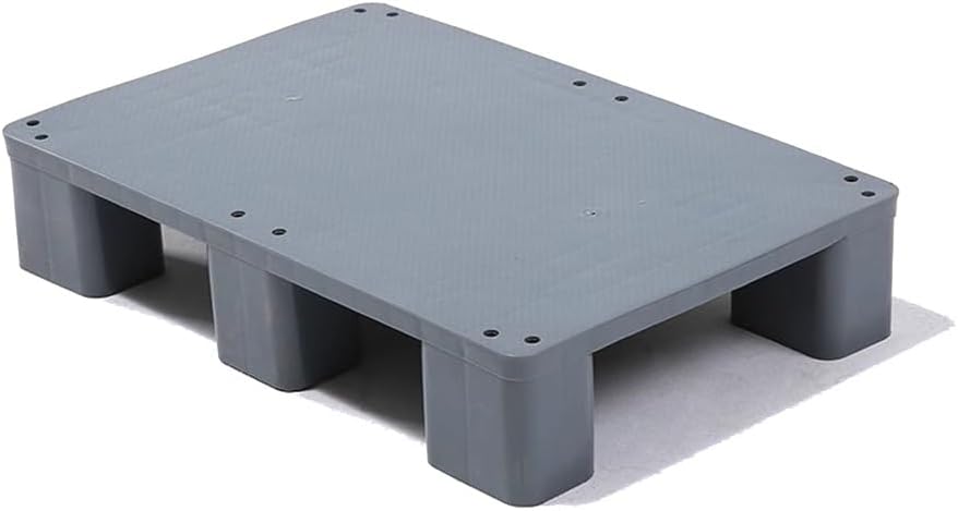 Rygcrud Polyethylene Pallet, Goods Storage Plastic Pallet Moisture-proof Deck Mat for Supermarket, Office, Laboratory, Warehouse, Basement, Storage Rooms(Blue,50x30x11.5cm)