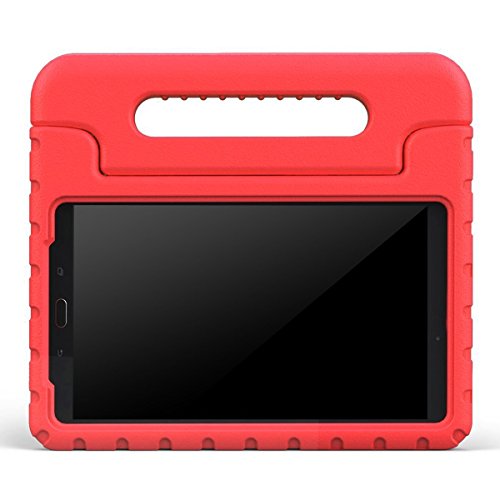 BMOUO Samsung Galaxy Tab 4 7.0 Kids Case - EVA Shockproof Case Light Weight Kids Case Super Protection Cover Handle Stand Case for Kids Children for Samsung Galaxy Tab4 7-inch Tablet - Red Color