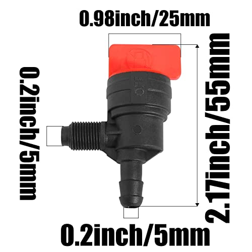 Robinet de valve de carburant robuste pour moteurs séries 396224 698182
