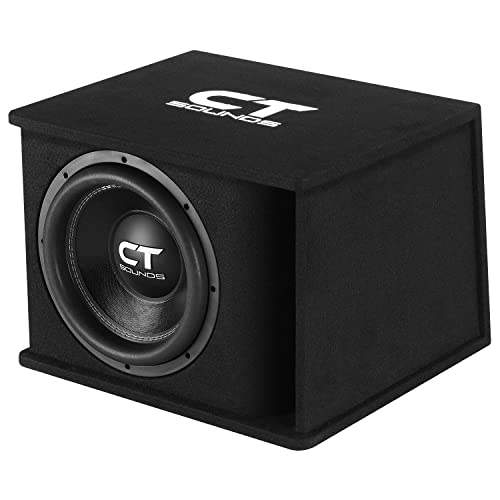 Image of CT Sounds Single 12 inch 1300W Loaded Tropo Series Ported Car Subwoofer Box - TROPO-1X12D2