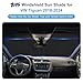 Car Sun Shade for 2018-2024 Volkswagen Tiguan Accessories Windshield Sunshade Cover Front Window Shade Custom Fit Tiguan Sun Visor Protector Foldable Blocks UV Rays
