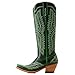 ARIAT Womens Casanova Embroidered Snip Toe Casual Boots Knee High Mid Heel 2-3
