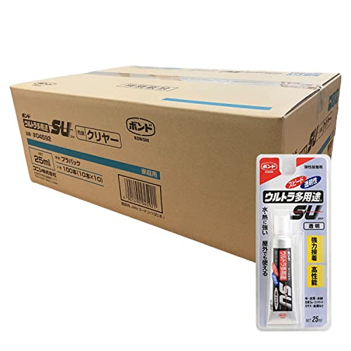 コニシ ボンド ウルトラ多用途S U クリヤー 25ml 100本入