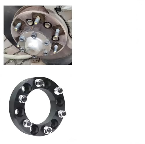 Entretoises de roue forgées noires 40mm avec adaptateur de moyeu