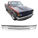 CarPartsDepot, Front Bumper Face Bar Chrome Steel New Replacement w/o Molding Hole, 340-15102-10 GM1002365 14033726