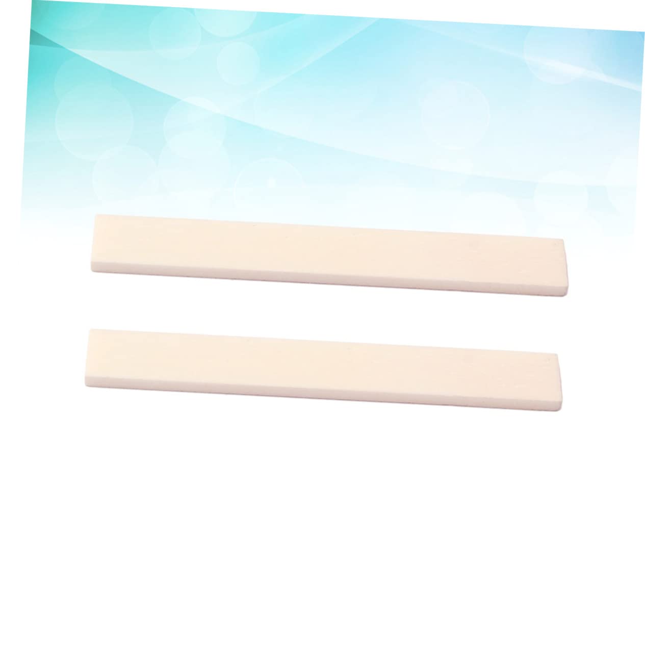 Totority Lightweight Guitar Bass Bridge Saddle Bone Nut for Handmade Guitars Polished Tone