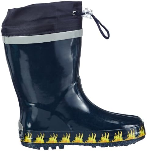 Playshoes Uniseks - dzieci Gummistiefel Feuerwehr aus Naturkautschuk, mit ReflektorKalosze