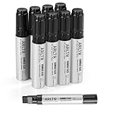ARLTR Permanent Markers Jumbo, 15mm Wide Tip Set of 8 Large Permanent Marker Pens for Tagging, Signs, Outdoor Paintings and Calligraphy