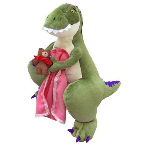 Image of MerryMakers How Do Dinosaurs Say Good Night? Plush Doll, 14-Inch , Green