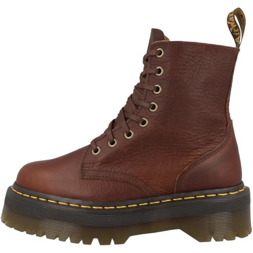 Dr. Martens Jadon 8-Eye Leather Platform Boot for Men and Women White Polished Smooth 7 US Women6 US Men product thumbnail 10