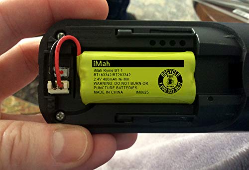 Imah Bt183342 Bt283342 Bt166342 Bt266342 Bt162342 Bt262342 Cordless Phone Battery Compatible With Vtech Cs6114 Cs6419 Cs6609 Cs6719 At&T El50003 El52300 Crl80112 Crl82312 Handsets Telephone, 4-Pack #TOP2