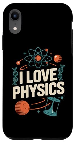 I Love Physics Atom DNA Time Thème Coque pour iPhone XR
