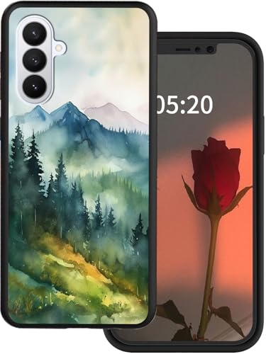 Coque Samsung S26 5G silicone souple antichoc motif paysage aquarelle femme