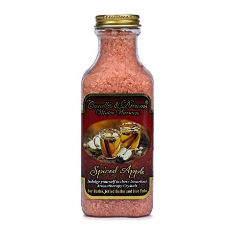Candles And Dreams Hot tub spa/Bath aromatherapy scents crystals (Spiced Apple) Vegan (500g) Cover